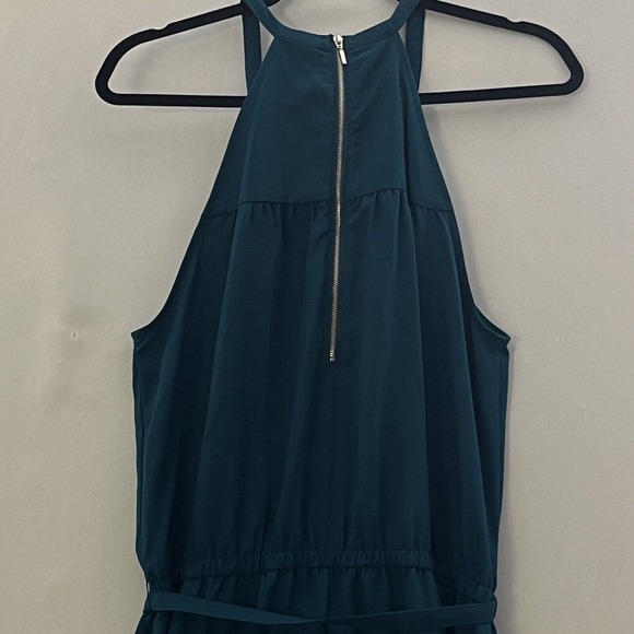 Marilyn Monroe Size Extra Large Women’s Jumpsuit Halter Lace Up Belted Pockets - Picture 7 of 16